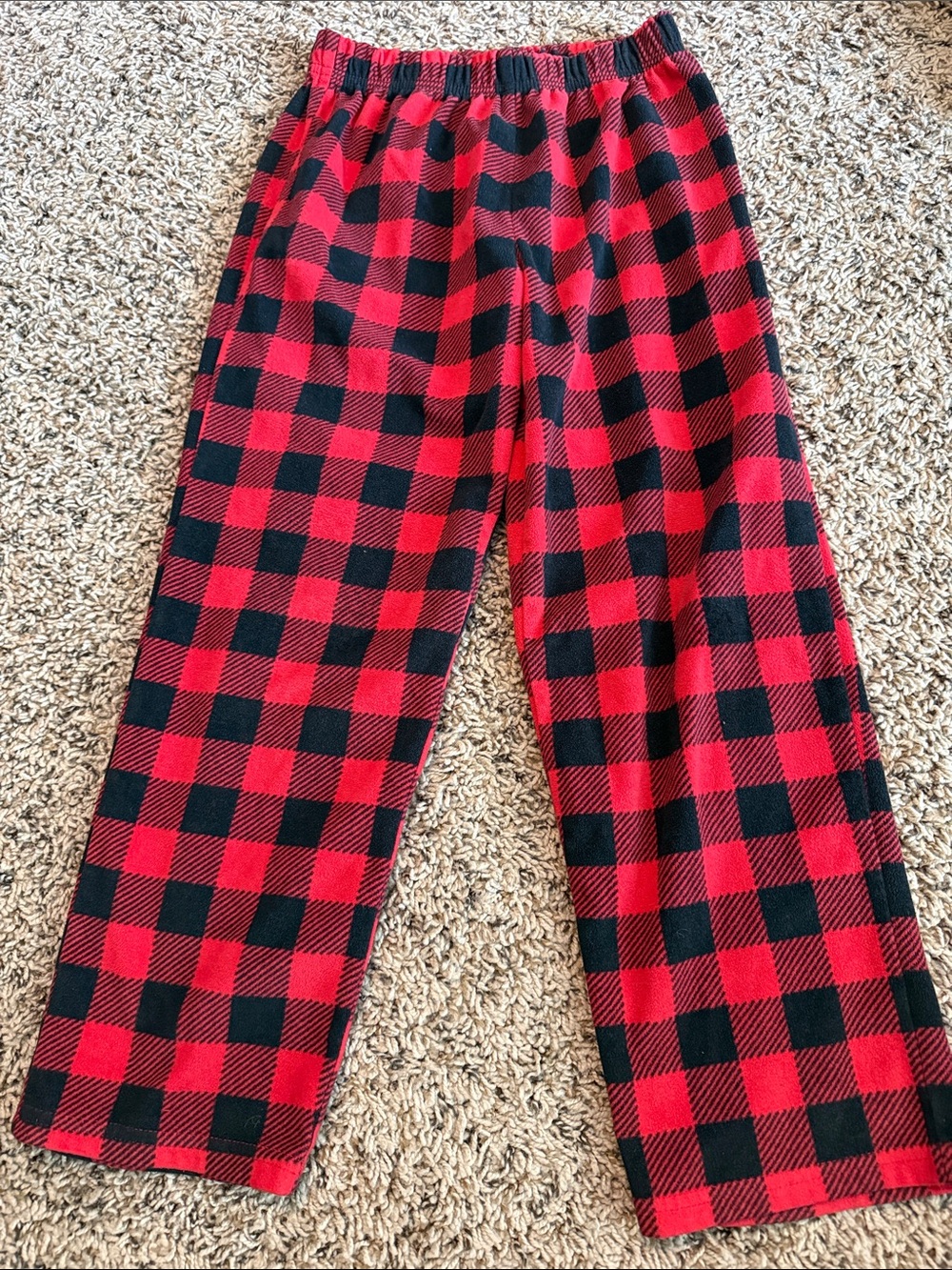 Carter's Red and Black Plaid Flannel Pajama Pants